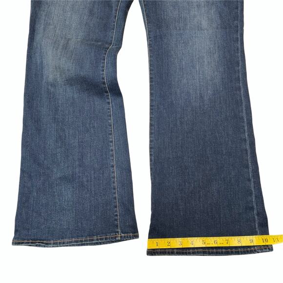 Bootcut Jeans Lucky Brand Plus Size 22W Ginger Boot Dark Stretch Denim - Picture 4 of 10